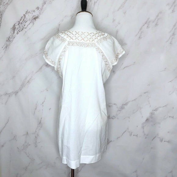 Jayshree Dalal Cream Taupe Embroidery Tunic - Picture 2 of 3